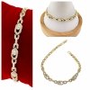1238 Bransoletka elegancka złota 17+2,5cm pozłacana 14k Xuping 